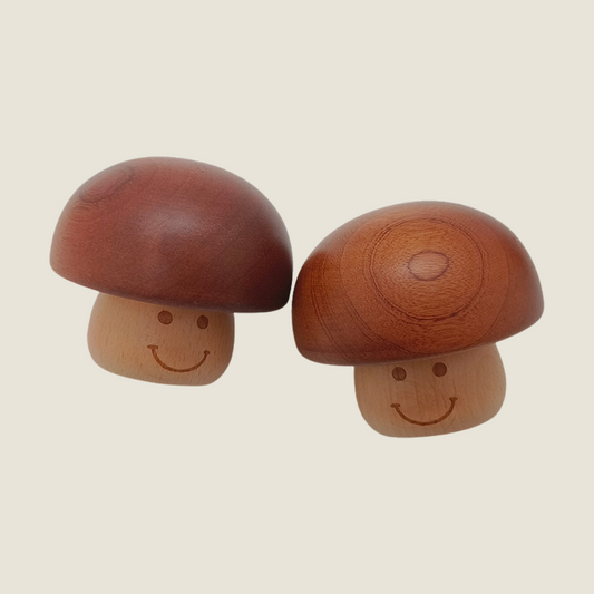 Wind-up Wooden Mushroom Music Box